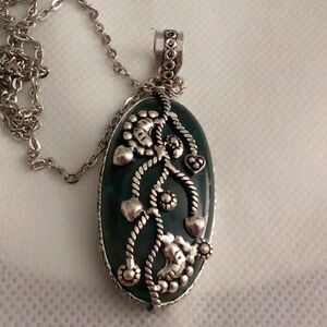 Huge 60ct beautiful natural nephrite jade pendant 🤗